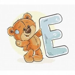 Letter E  SB1206 - siuvinėjimo kryželiu rinkinys