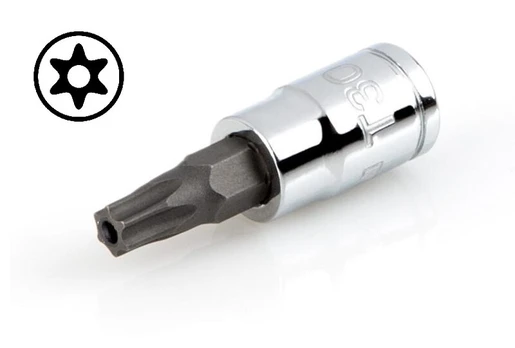 Tamperinis torx bito lizdas su 9 mm, 1/4" skyle