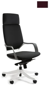 Unique Biuro kėdė Apollo BL403 bordinė/balta