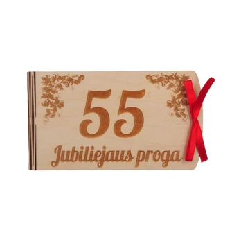 Medinis vokelis pinigams "55 jubiliejaus proga"