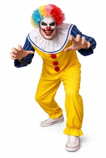 Partychimp Baugus klouno kostiumas