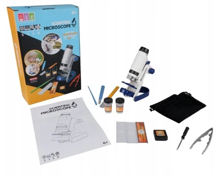 Žaislinis mikroskopas Scientific Stem, balta