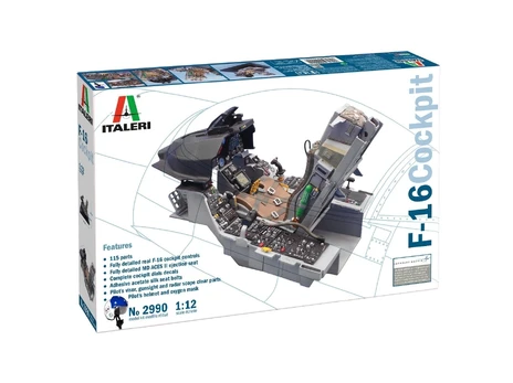 Italeri - Lockheed Martin F-16 Cockpit, 1/12, 2990