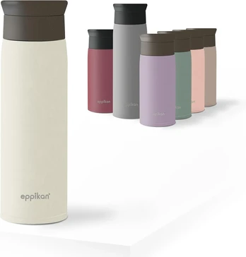 eppikan termopuodelis EppiToGo 500 ml iš nerūdijančiojo plieno, dramblio kaulo