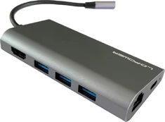 USB šakotuvas LC-Power LC-HUB-MULTI-5, 15 cm kaina