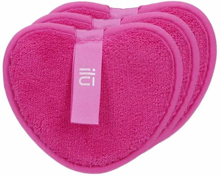 Ilu Discos Desmaquillantes Corazón Rosa 3 U