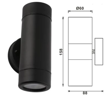 Sieninis Lauko šviestuvas GU10 IP55