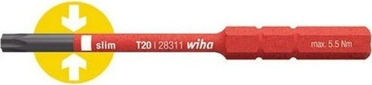 Wiha Bitas SlimBit elektros Torx T8x75mm (35506)
