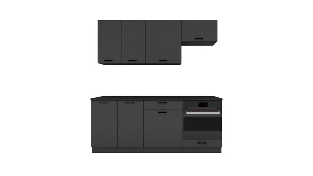 STOLKAR Cosmo Design ANIKA graphite/graphite 2.0 kitchen furniture set