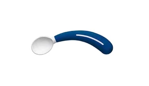 Safety bent right-handed spoon for children kaina