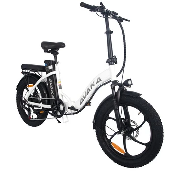 Elektrinis dviratis Avaka BZ20 PLUS 20", baltas