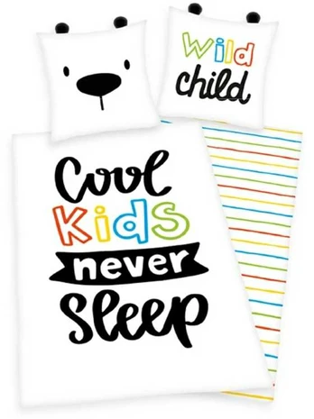 MCU Cool kids never sleep Sengetøj - 100 procent bomuld