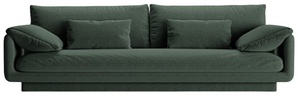 Sofa Micadoni Torino Structured, žalia, 250 x 103 cm x 83 cm