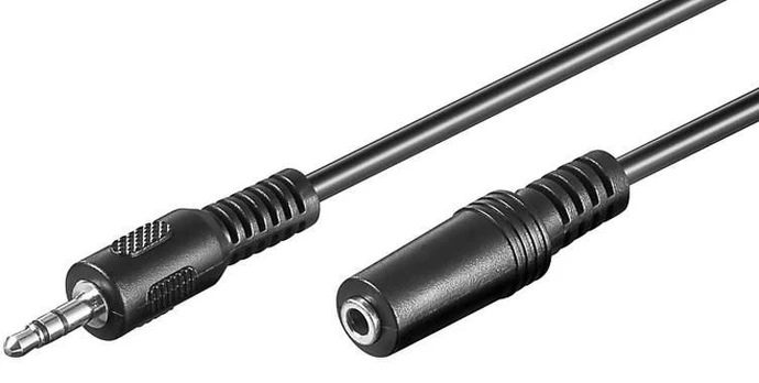 Microconnect AUDLR20 garso kabelis 20 m 3.5mm Juoda