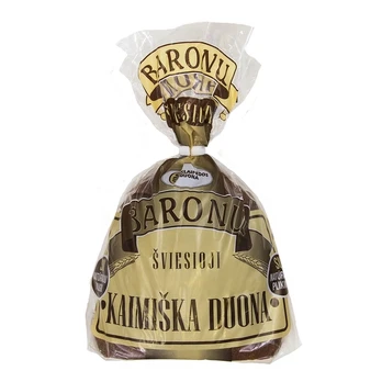 Raikyta kaimiška duona BARONŲ, 390 g