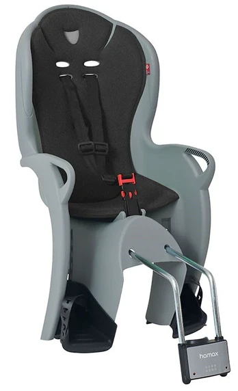 Vaikiška kėdutė Hamax Kiss prie rėmo grey/black