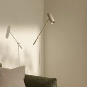 Globen Lighting Stovas Hubble Read, smėlio spalvos, metalas