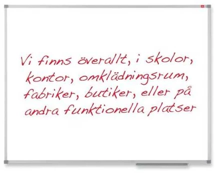Bi Silque Whiteboard bi-office, stålkeramisk, 30 x 21 cm