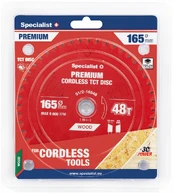 SPECIALIST+ pjovimo diskas Cordless 165x48Tx20mm kaina