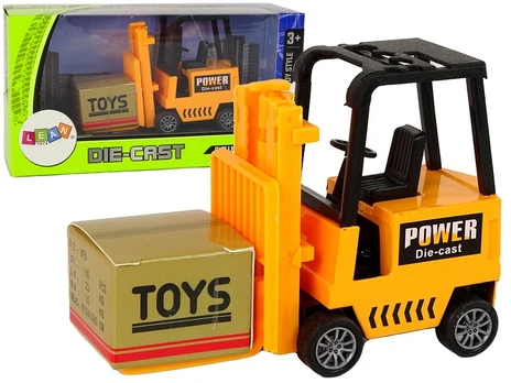 Žaislinis traktorius Lean Toys Die-Cast 13312, juoda/geltona