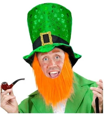 Widmann St. Patricks dag hat med skæg