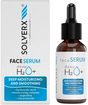 Solverx Deep H2O+ veido serumas 30ml kaina