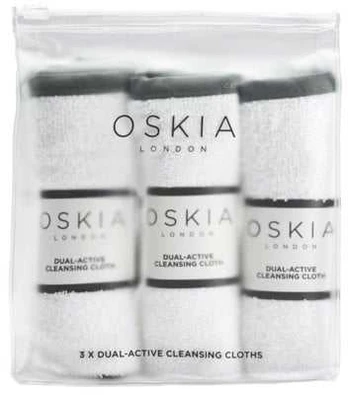 Oskia - 3 x Dual Active Cleansing Cloths