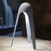 "Martinelli Luce Cyborg" LED stalinė lempa, pilka