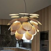 MARSET "Discocó" pakabinamas šviestuvas Ø 68 cm, ąžuolas