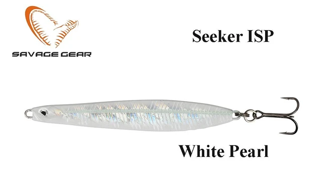 Blizgė Savage Gear Seeker ISP White Pearl 28 g