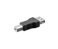 Adapteris USB MicroConnect USB - USB-B Juodas (USBAFB)