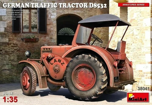 Klijuojamas Modelis MiniArt 38041 German Traffic Tractor D8532 1/35