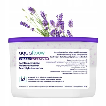 AquaFloow Refiller drėgmės sugėriklis 400 ml - levandų kvapo
