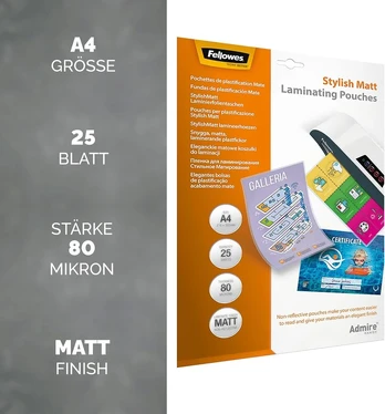 Fellowes laminavimo vokai