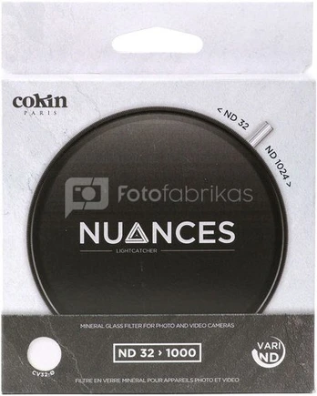Cokin Round NUANCES NDX 32 1000   62mm (5 10 f stops)