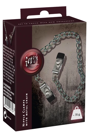 Sextreme Boob Chain + Nipple Clamps sx spenelių spaustukai