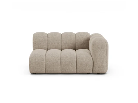 Right Modular Sofa, "Lupine", 2 Seats, 145x95x70, Dark Beige