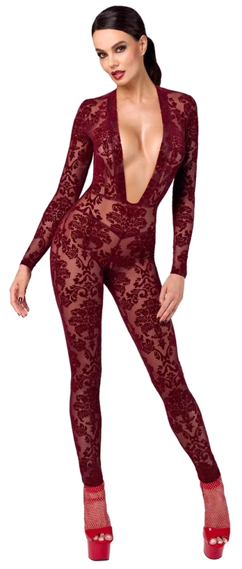 Noir Jumpsuit red S glaustinukė