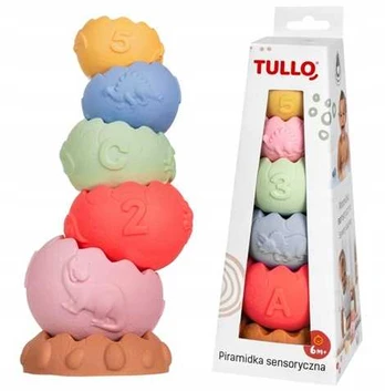 TULLO 620 Mokomoji sensorinė piramidė be skylės