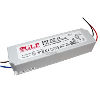GLP maitinimo šaltinis 12V 100W IP67 (GPV-100-12)