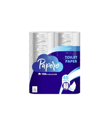 Tualetinis popierius PAPERO, 3 sl., 40 vnt.