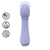 Mini Flexible Wand Vibrator Lavender - Compact Rechargeable Massager kaina