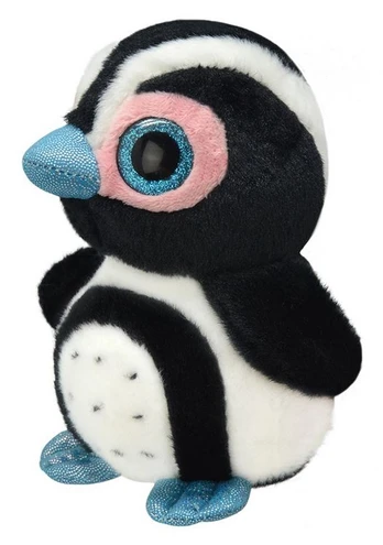 Pliušinis žaislas Wild Planet African Penguin, baltas/juodas, 15 cm