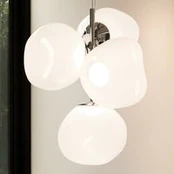 Tom Dixon „Melt“ šviestuvas „Mini“, opalo/sidabro spalvos, skersmuo 55 cm
