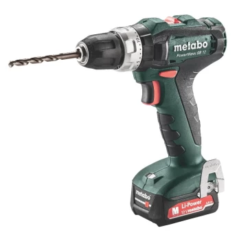 Akumuliatorinis smūginis gręžtuvas PowerMaxx SB 12 / 2 x 2,0 Ah, Metabo