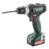 Akumuliatorinis smūginis gręžtuvas PowerMaxx SB 12 / 2 x 2,0 Ah, Metabo kaina