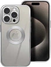 Dėklas Forcell Oem Case GLAM for IPHONE 16 Pro sidabrinis kaina