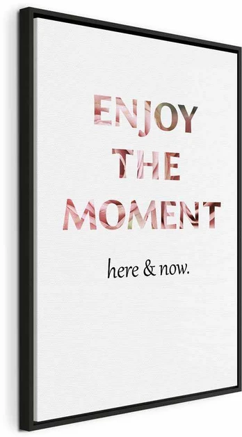 Artgeist Paveikslas - Unique Moment (1-part) - English Text on Baltas Background