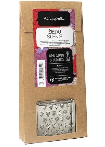 Namų kvapas su lazdelėmis ACappella Žiedų slėnis 100 ml.