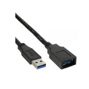 USB kabelis MicroConnect USB-A - USB-A 0,5 m Juodas (USB3.0AF05B)